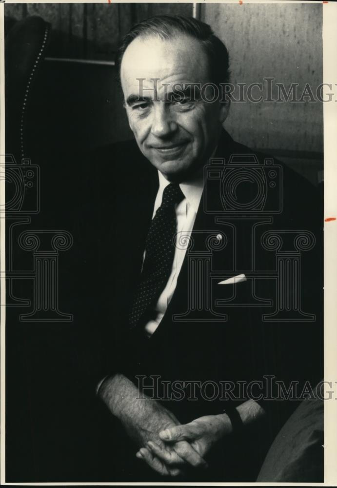 1987 Press Photo Media Baron Rupert Murdoch - Historic Images
