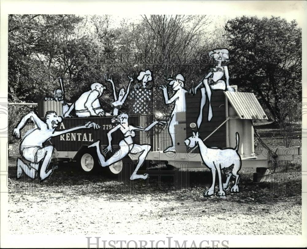 1985 Press Photo Hot tubs spa - Historic Images