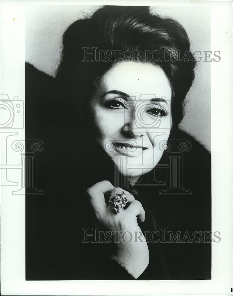 1983 Press Photo Bianca Berini Mezzo-Soprano Metropolitan Opera Singer - Historic Images