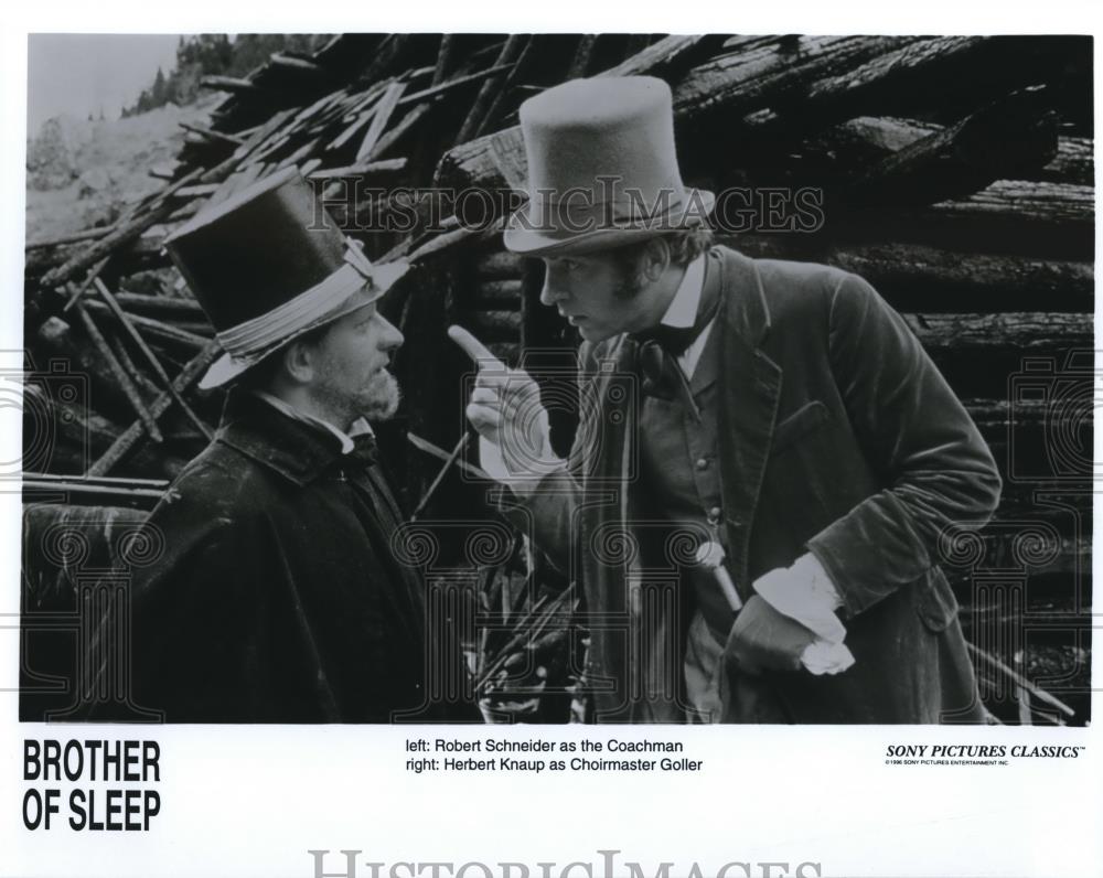 1996 Press Photo Robert Schnieder Herbert Knaup Brother Of Sleep - cvp57203 - Historic Images