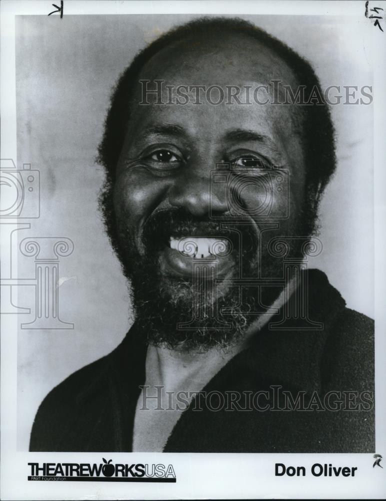 1989 Press Photo Don Oliver Actor - cvp50352 - Historic Images