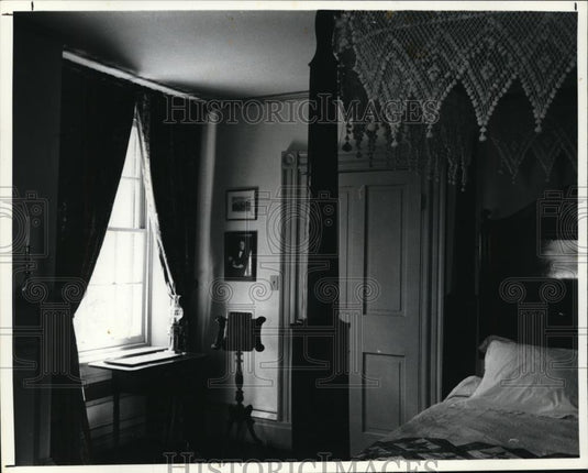 1979 Press Photo Room where President Woodrow Wilson was born is a family Bible - Historic Images