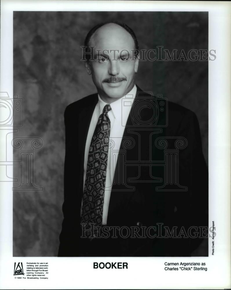 1989 Press Photo Carmen Argenziano in Booker - cvp54824 - Historic Images