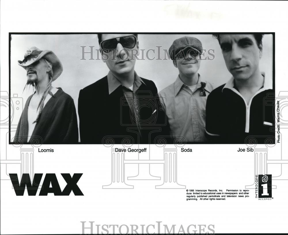 1995 Press Photo Loomis, Dave Georgeff, Soda, Joe Sib of Wax - cvp57083 - Historic Images