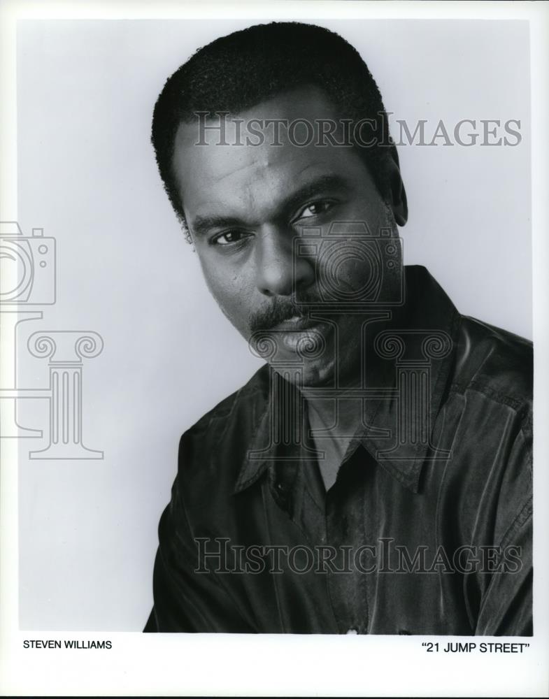 Undated Press Photo Steven Williams stars as Capt. Adam Fuller in 21 Jump Street - Historic Images