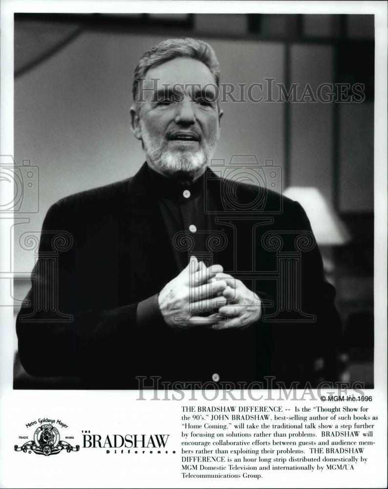 1996 Press Photo John Bradshaw in &quot;The Bradshaw Difference&quot; - cvp54927 - Historic Images