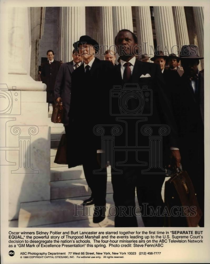 Press Photo ABC presents Separate But Equal with Sidney Poitier - cvp76271 - Historic Images