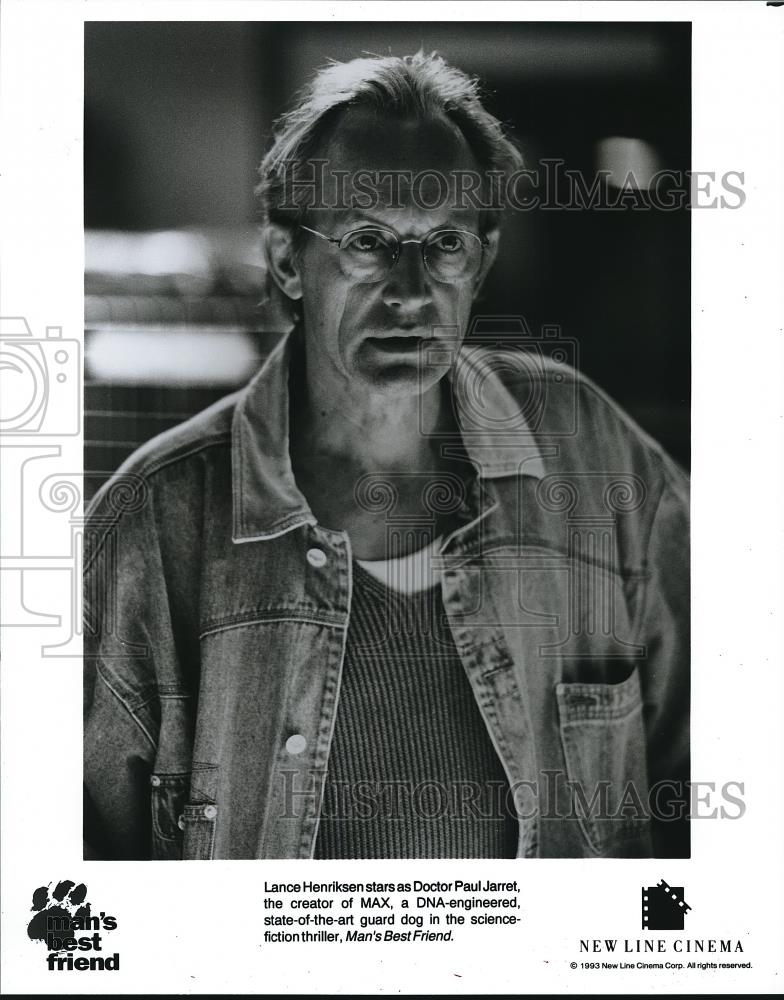 1994 Press Photo Lance Henriksen stars as Paul Jarret in Man&#39;s Best Friend - Historic Images