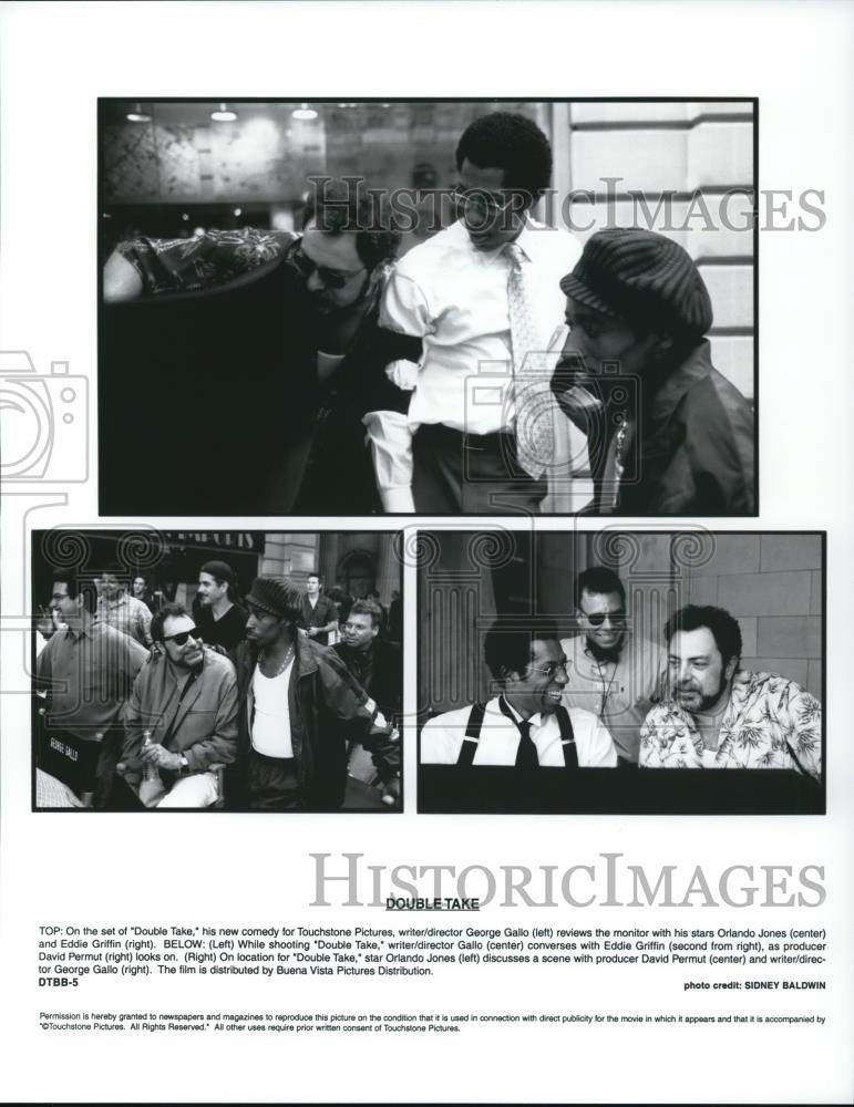 Undated Press Photo Orlando Jones & Eddie Griffin in Double Take - Historic Images