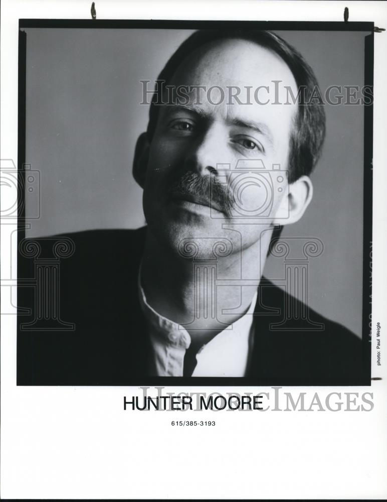 1995 Press Photo Hunter Moore - Historic Images