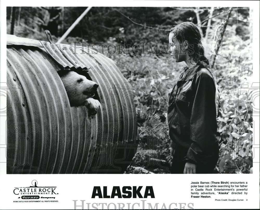 1996 Press Photo Thora Birch stars as Jessie Barnes in Alaska - cvp56685 - Historic Images