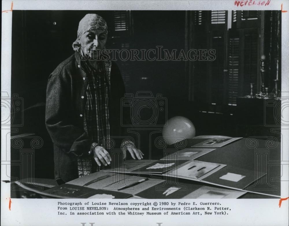 1970 Press Photo Louise Nevelson Atomspheres And Enviroments - cvp46410 - Historic Images