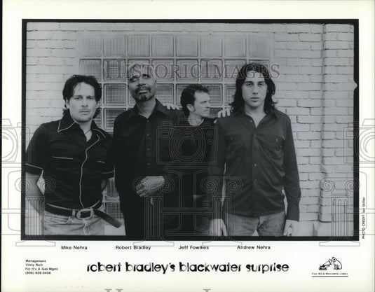 1997 Press Photo Mike Nehra Robert Bradley Jeff Fowlkes Andrew Nehra Robert - Historic Images