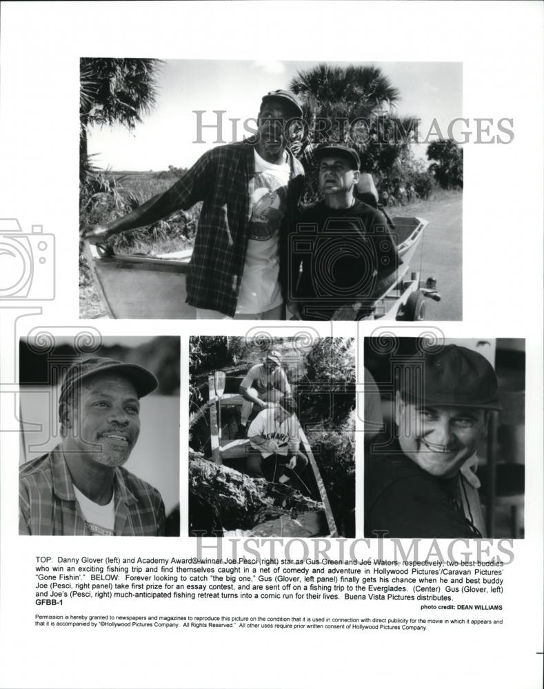 Undated Press Photo Joe Pesci and Danny Glover star in Gone Fishin - cvp42401 - Historic Images