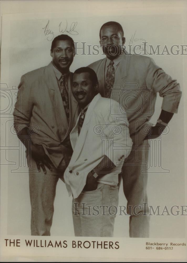 1992 Press Photo The Williams Brothers Music Group - cvp59039 - Historic Images