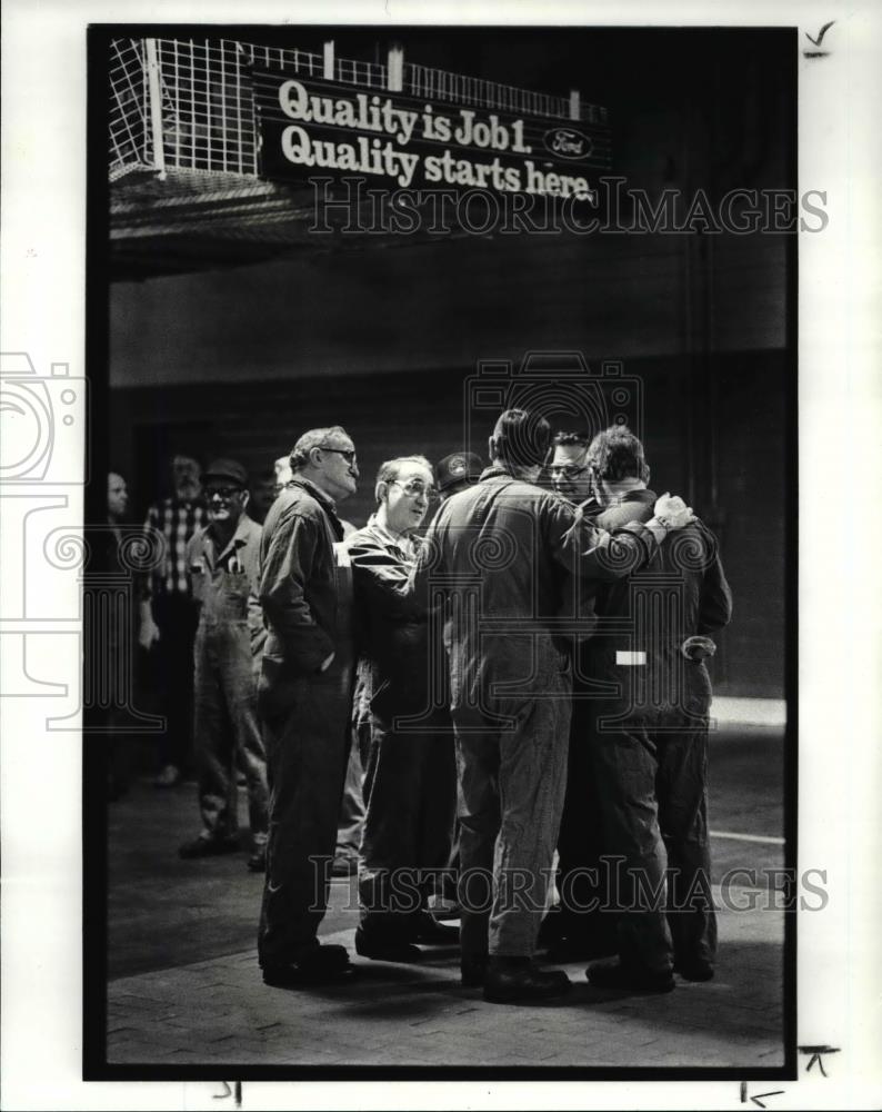 1987 Press Photo Ford Motor Co. Brookpark Rd. Plant - Historic Images