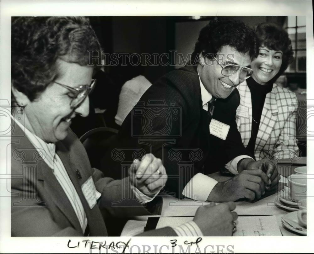 1987 Press Photo Sister Christine Vladimiroff Al Tutela and Dr Irene Bandy - Historic Images