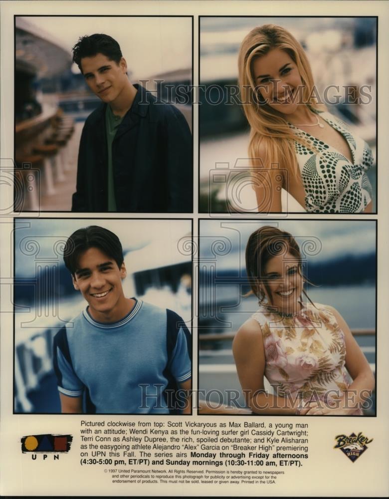 1997 Press Photo Breaker High Scott Vickaryous Wendi Kenya Terri Conn Kyle - Historic Images