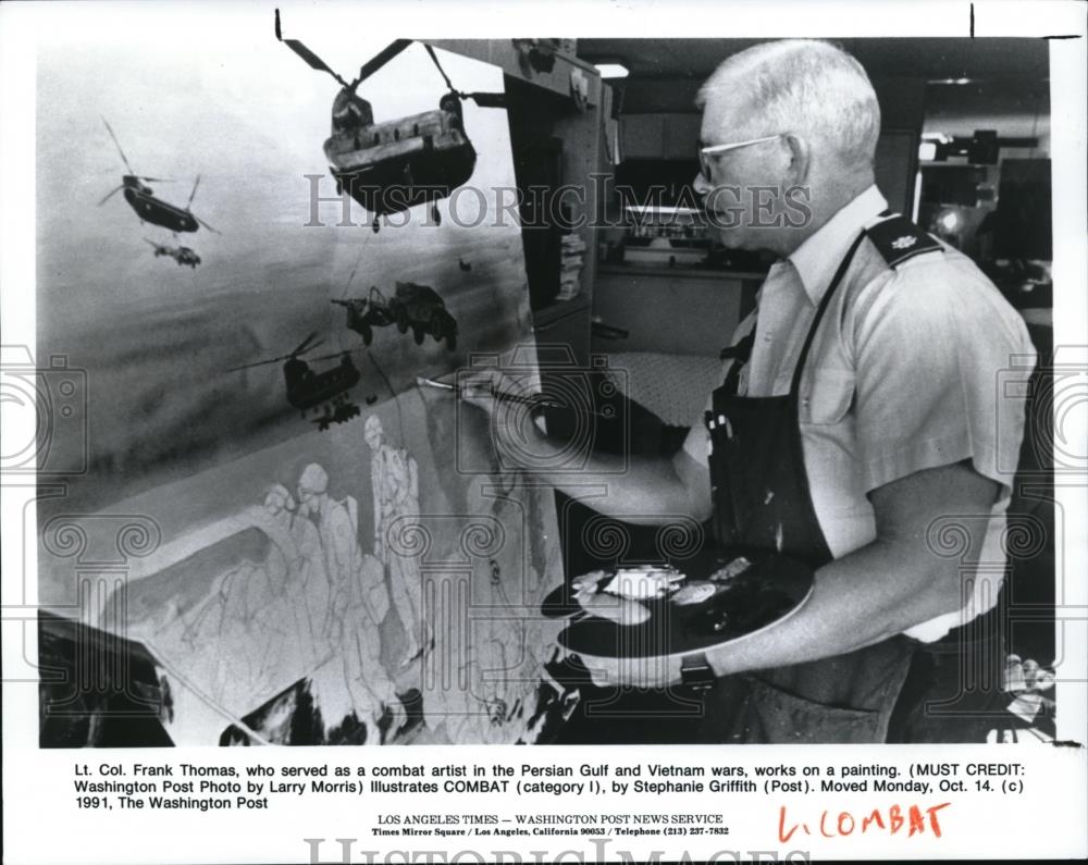 1991 Press Photo Lt. Col. Frank Thomas - Historic Images