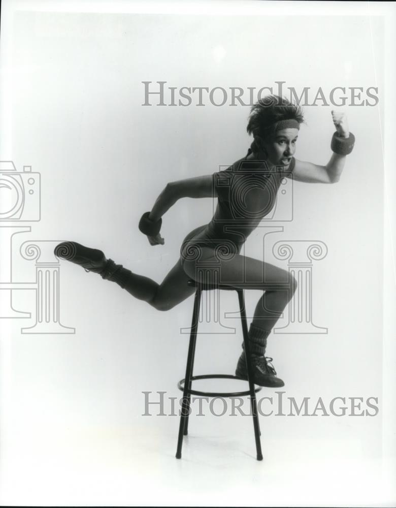 Undated Press Photo Claire Porter in Fitness Digest - Historic Images