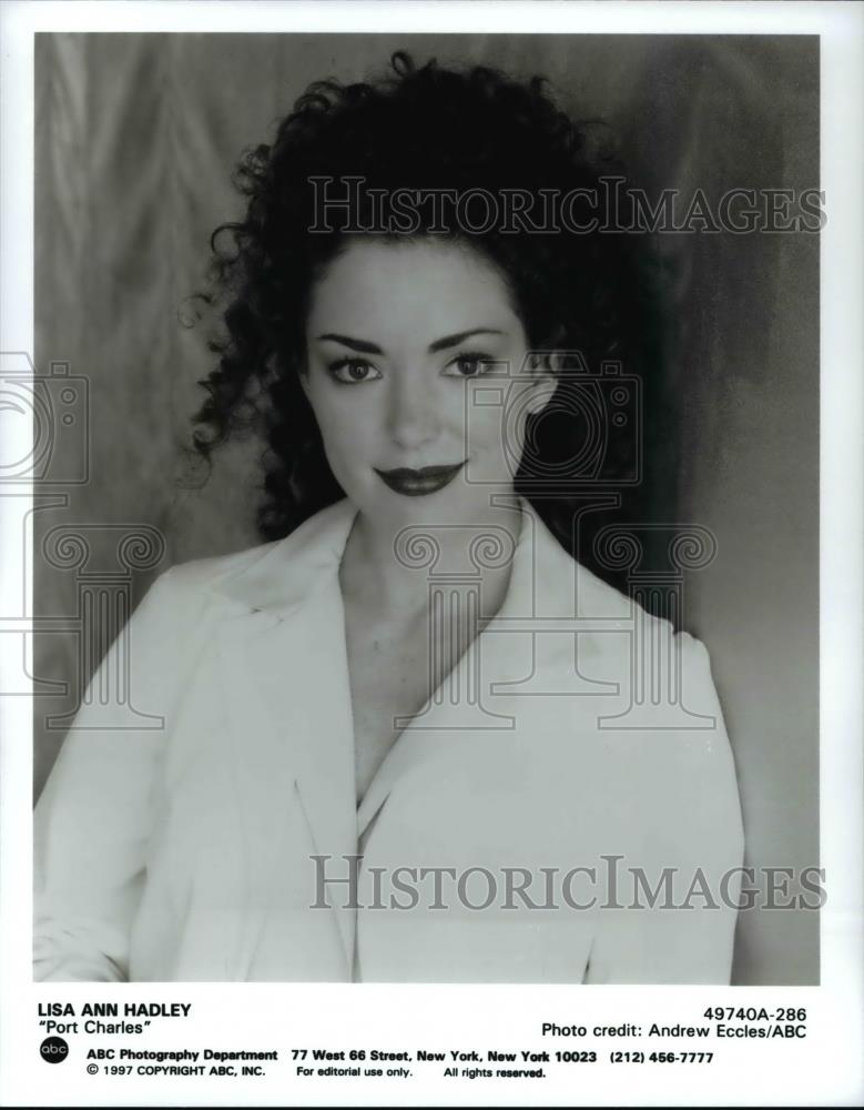 1997 Press Photo Lisa Ann Hadley stars in Port Charles - Historic Images