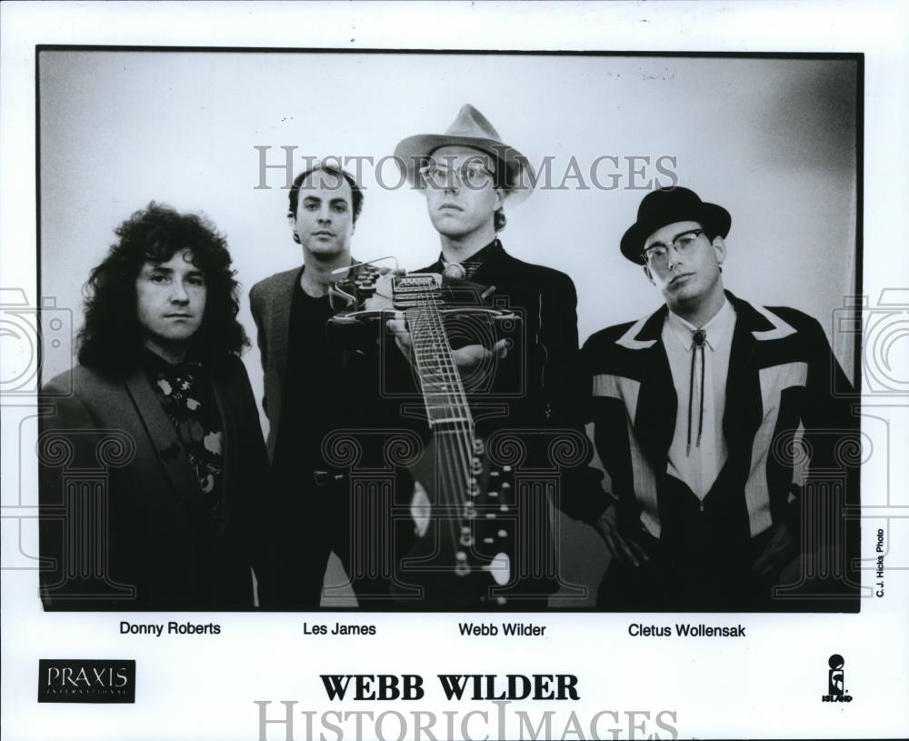 1989 Press Photo Donny Roberts Les James Webb Wilder and Cletus Wollensak - Historic Images