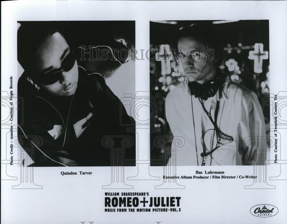 1997 Press Photo Quindon Tarver and Baz Lurmann Director Romeo and Juliet - Historic Images
