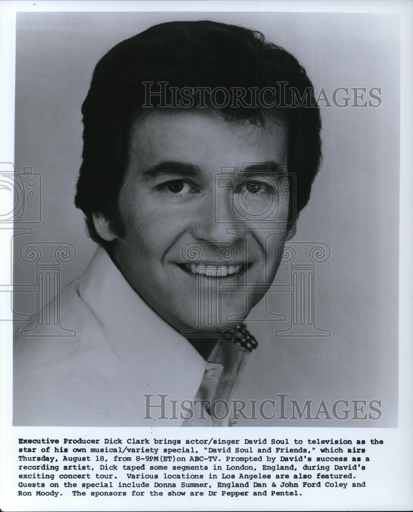 Undated Press Photo Dick Clark Variety Special - Historic Images