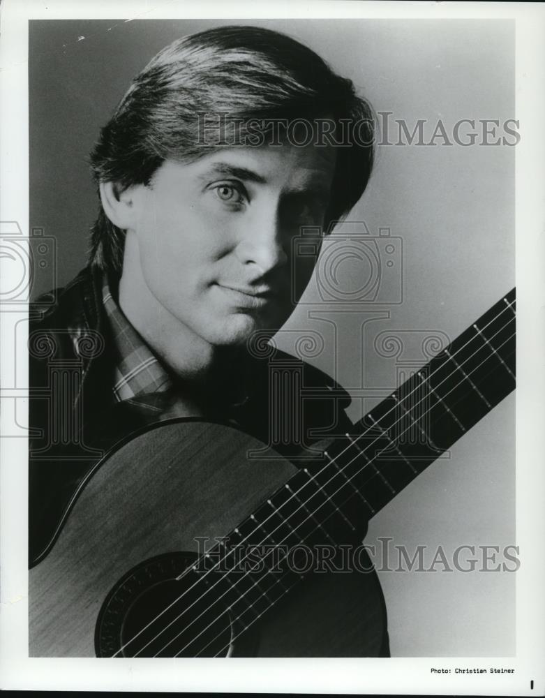 1987 Press Photo Guitarist Christopher Parkening - Historic Images