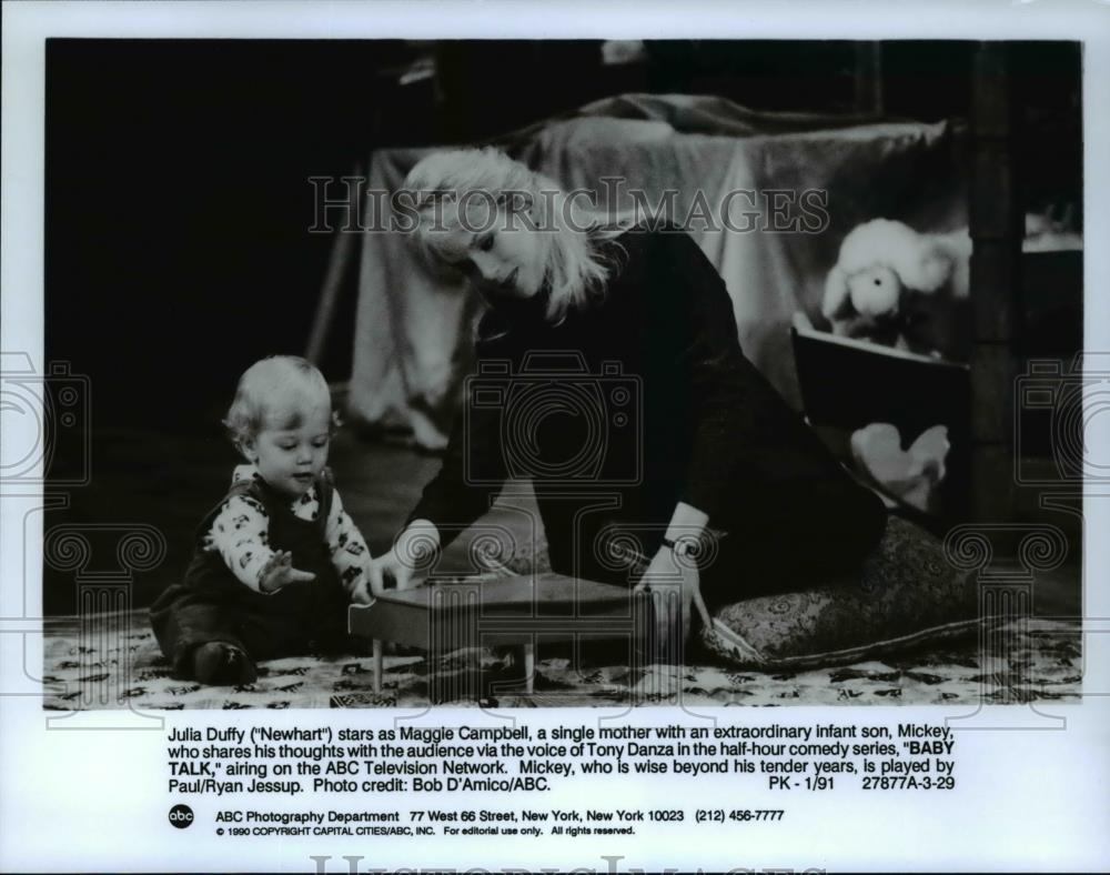 1991 Press Photo Episode of Baby Talk - Historic Images