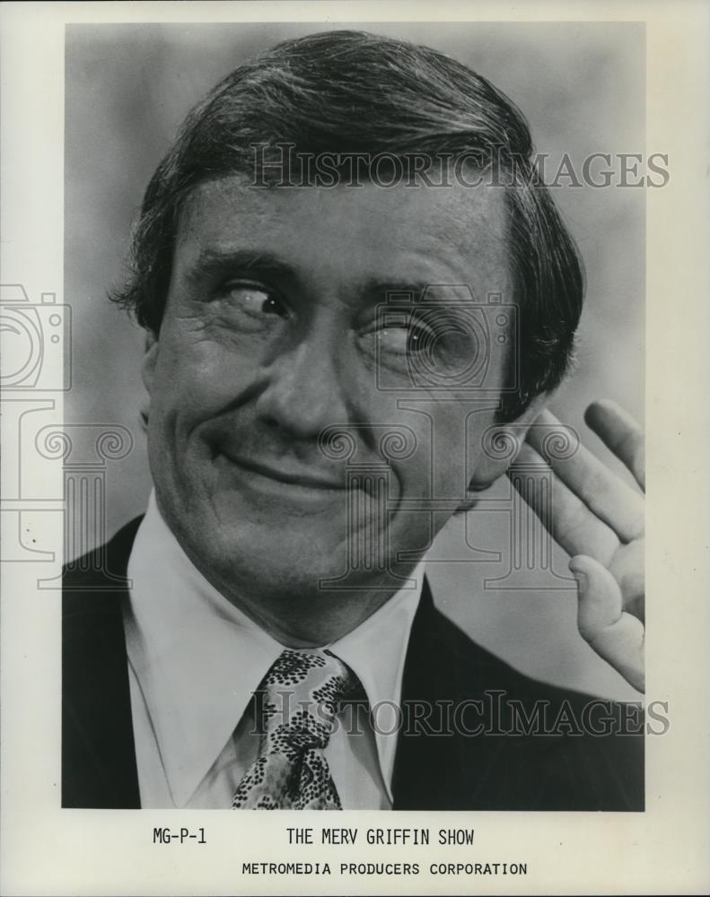 1972 Press Photo Merv Griffin host of the Merv Griffin Show - Historic Images