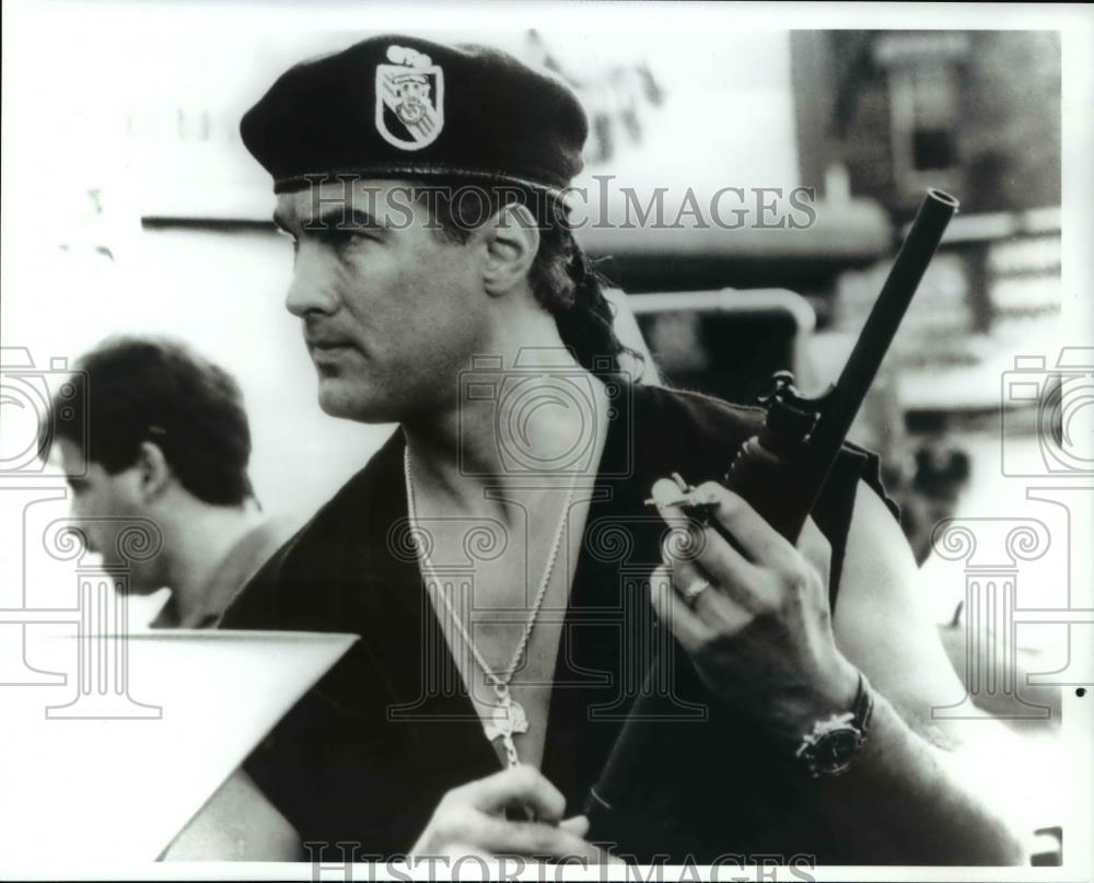 1994 Press Photo Steven Seagal on Out for Justice - Historic Images