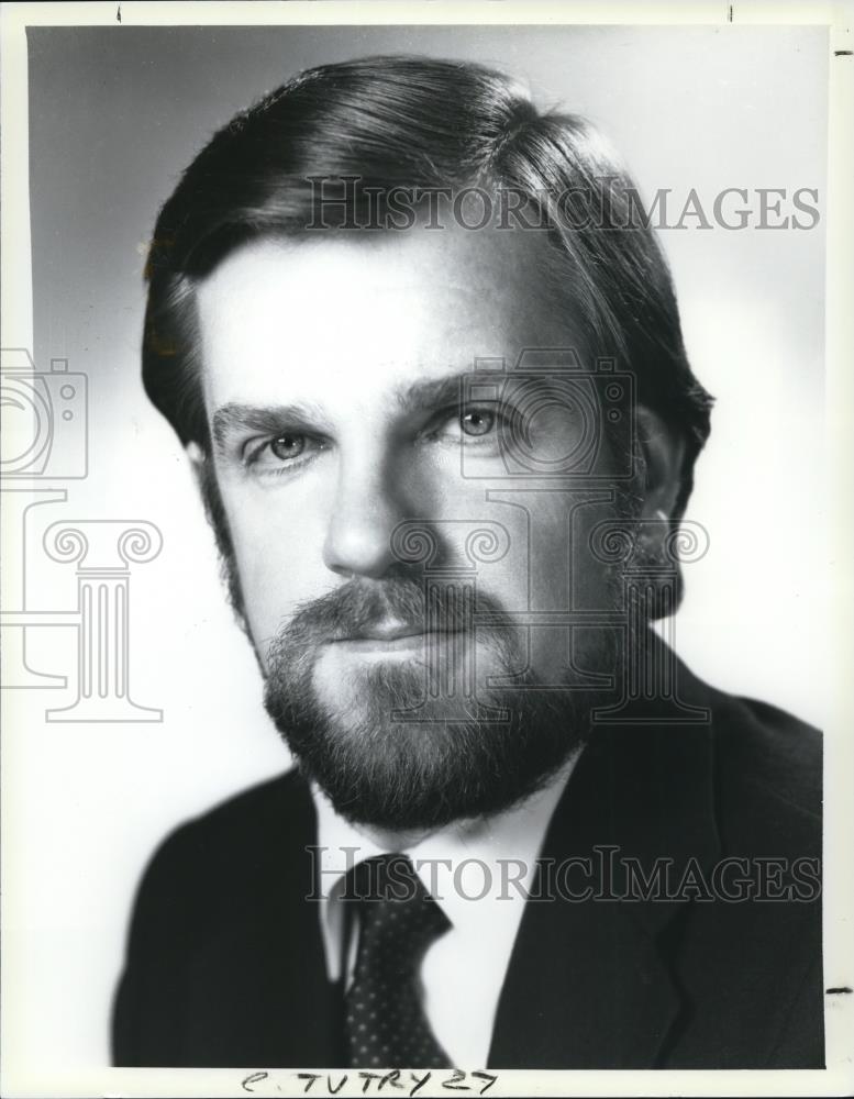 1990 Press Photo David Poltrack Vice President of marketing for CBS - Historic Images