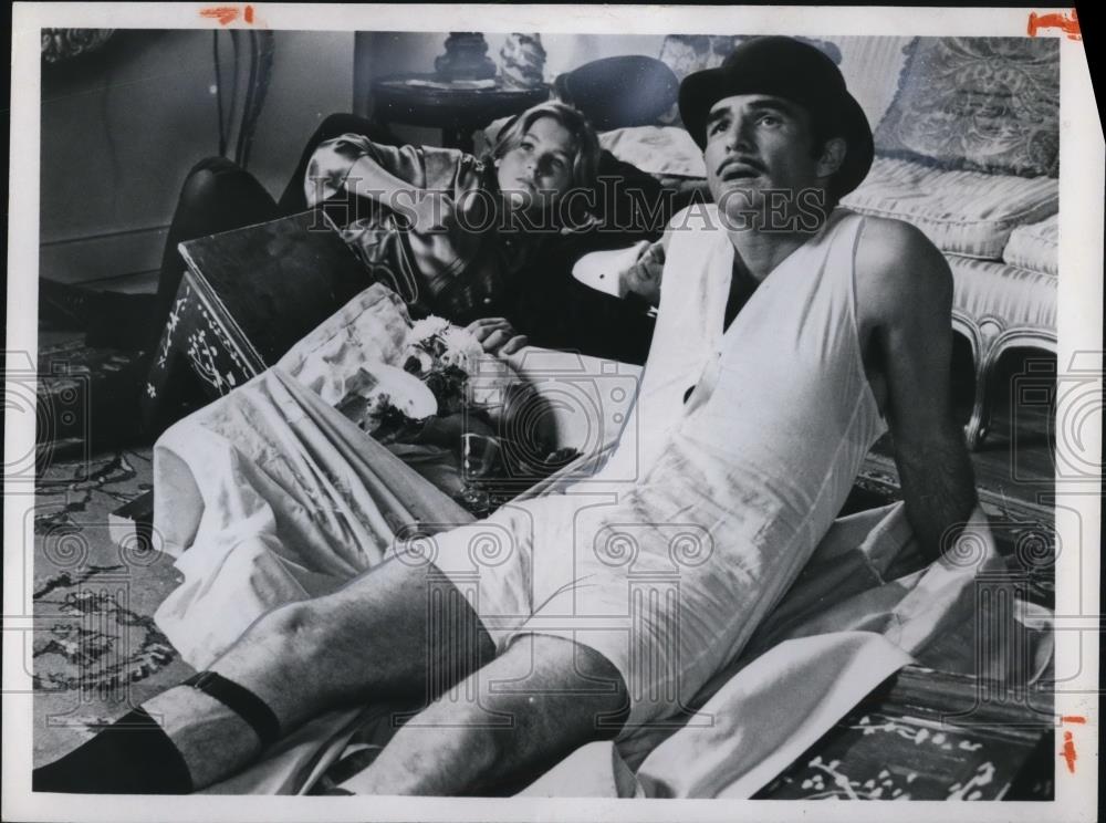 1981 Press Photo Burt Reynolds, Tatum O'Neal in Nickelodeon - Historic Images