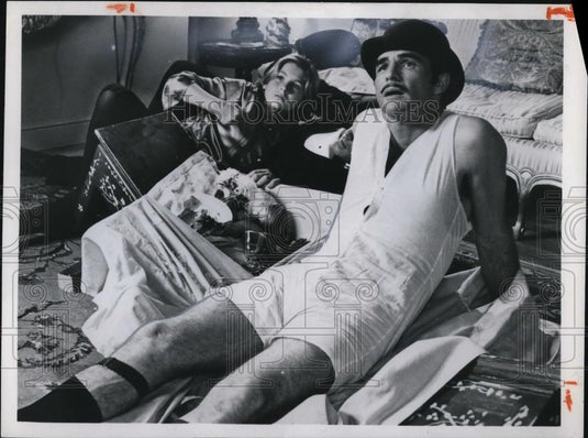 1981 Press Photo Burt Reynolds, Tatum O'Neal in Nickelodeon - Historic Images