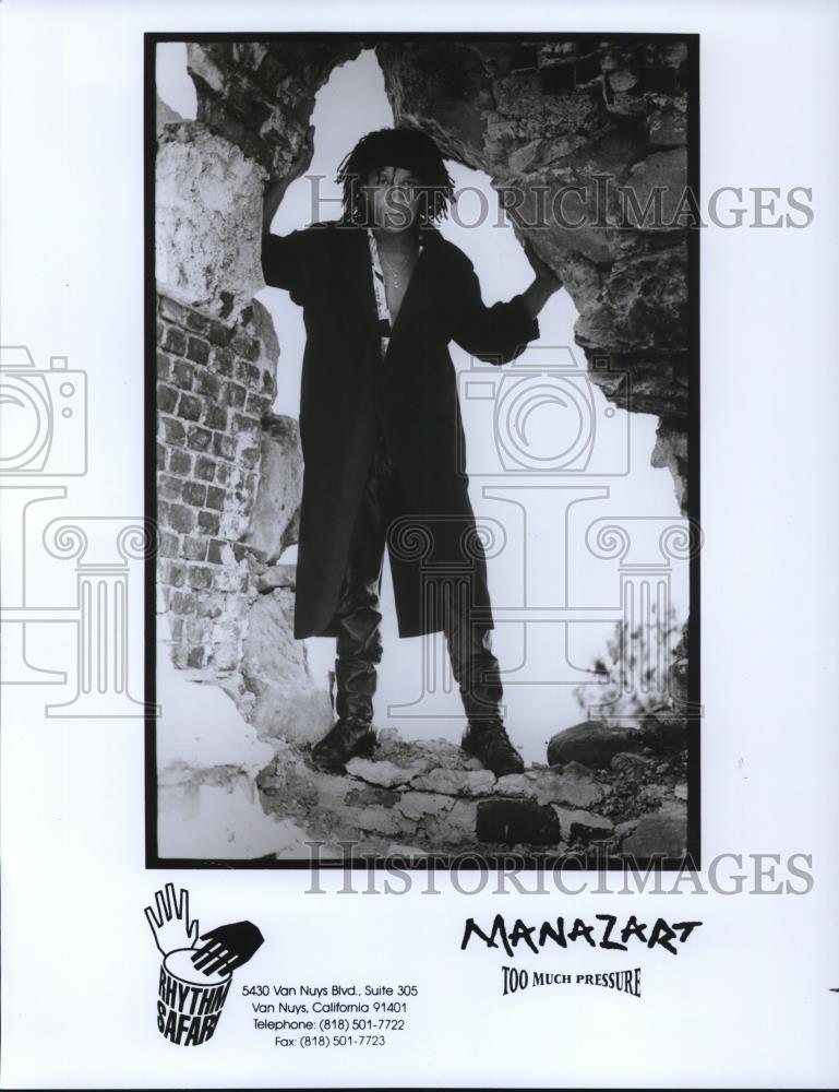 1991 Press Photo Manazart Rhythm Safari Musician - Historic Images