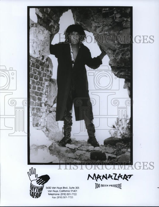 1991 Press Photo Manazart Rhythm Safari Musician - Historic Images