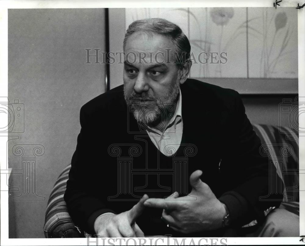 1992 Press Photo Jerry Tucker, candidate for President of the UAW - Historic Images