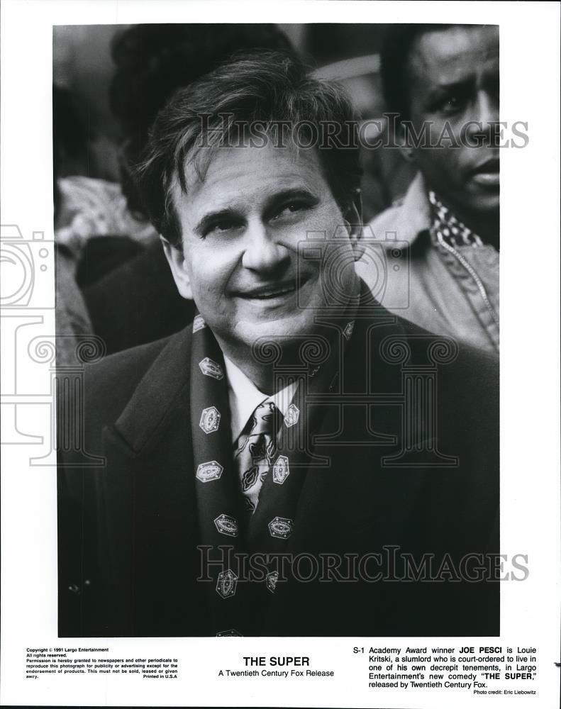 1992 Press Photo The Super Joe Pesci - Historic Images