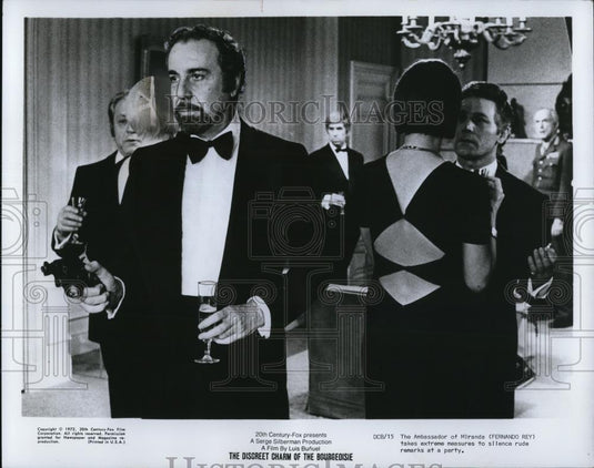 1973 Press Photo Fernando Rey stars in The Discreet Charm of the Bourgeoisie - Historic Images