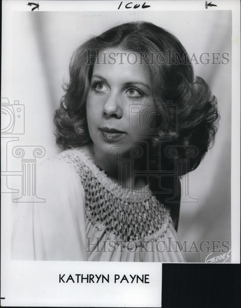 1985 Press Photo Kathy Payne - Historic Images