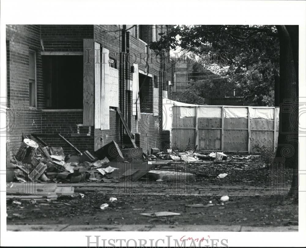 1991 Press Photo The Outhwaite home in Cuyahoga Metropolitan Housing - Historic Images