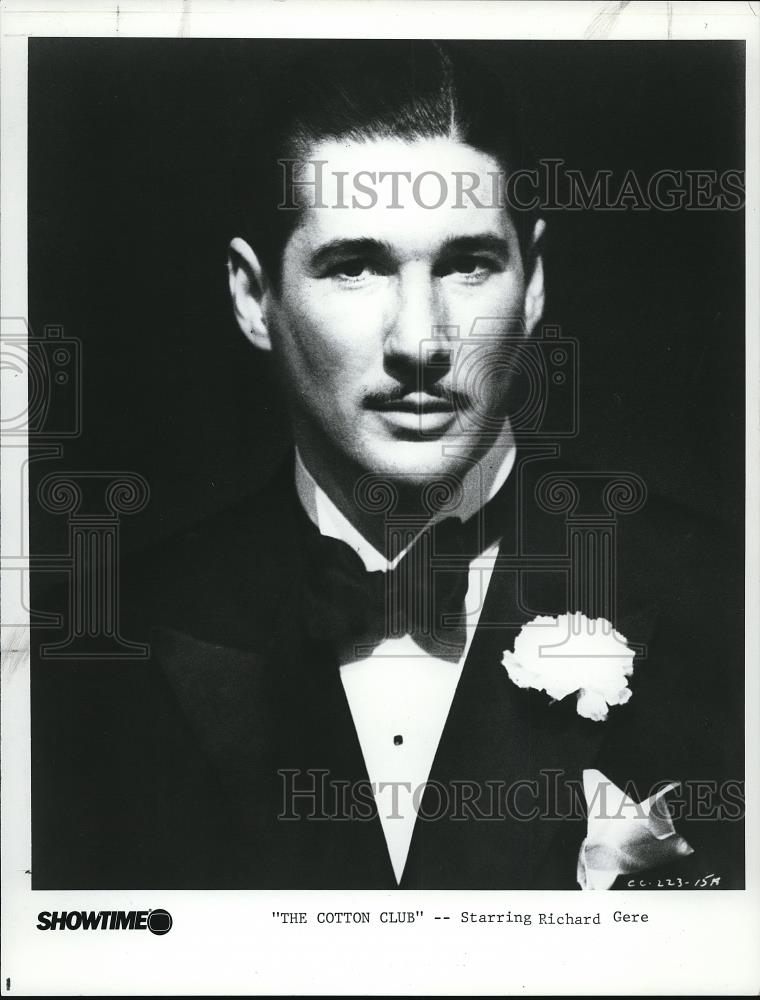 1986 Press Photo Richard Gere stars in The Cotton Club - Historic Images