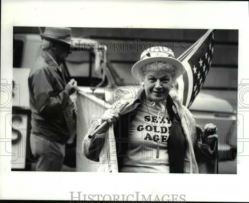 1986 Press Photo Maryann Pawlowski, Maple Heights marching unit member - Historic Images