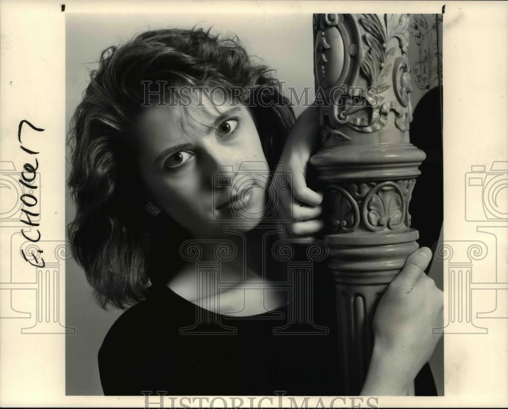 1987 Press Photo Yolanda Kondonassis Cleveland Institute of Music - Historic Images