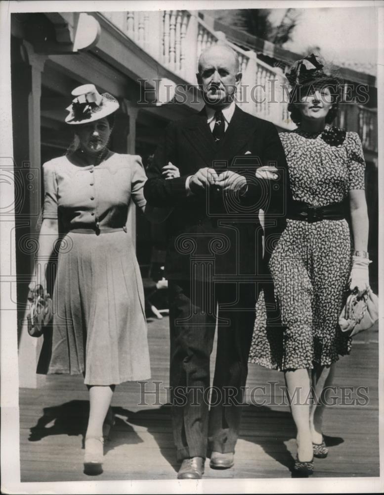 1939 Press Photo Col E.W Starling, Mrs. France Aleen Lindsey and Mrs. Starling - Historic Images