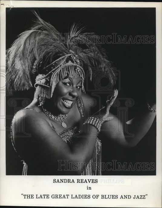 1994 Press Photo Sandra Reaves in The Late Great Ladies of Blues and Jazz - Historic Images