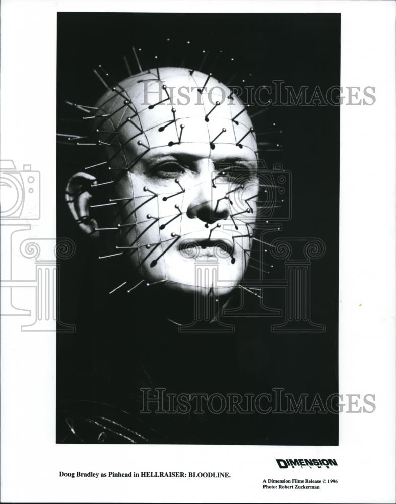 1996 Press Photo Doug Bradley stars as Pinhead in Hellraiser Bloodline - Historic Images