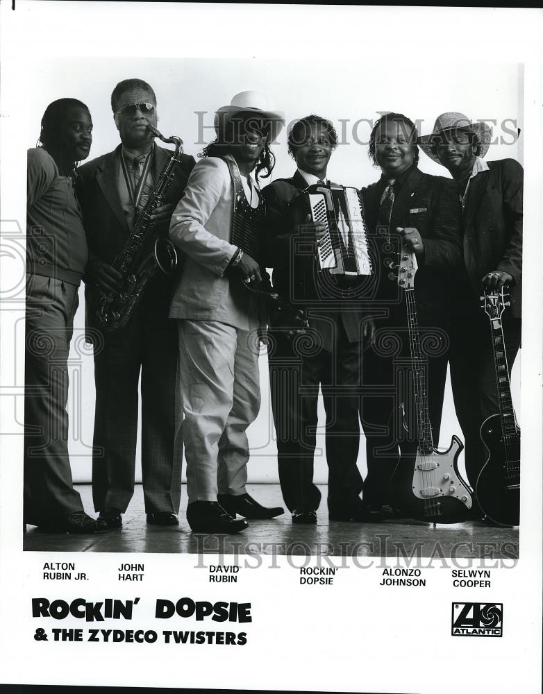 1991 Press Photo Rockin Dopsie and The Zydeco Twisters - Historic Images