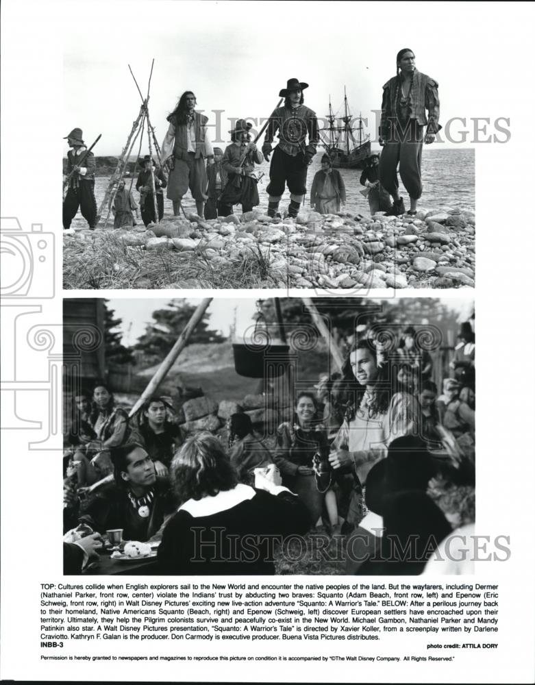 1995 Press Photo Movie Squanto - Historic Images